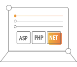 支持ASP、PHP、.Net等多種語言開發(fā)